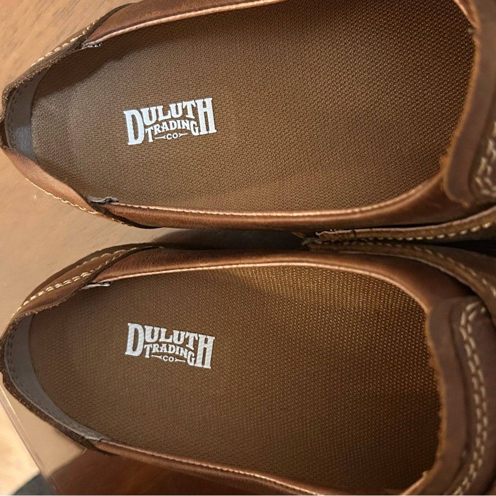 Duluth Trading Co Brown Leather Andina Outdoor Mules Clog Shoes Women's Size 10 - Picture 5 of 14